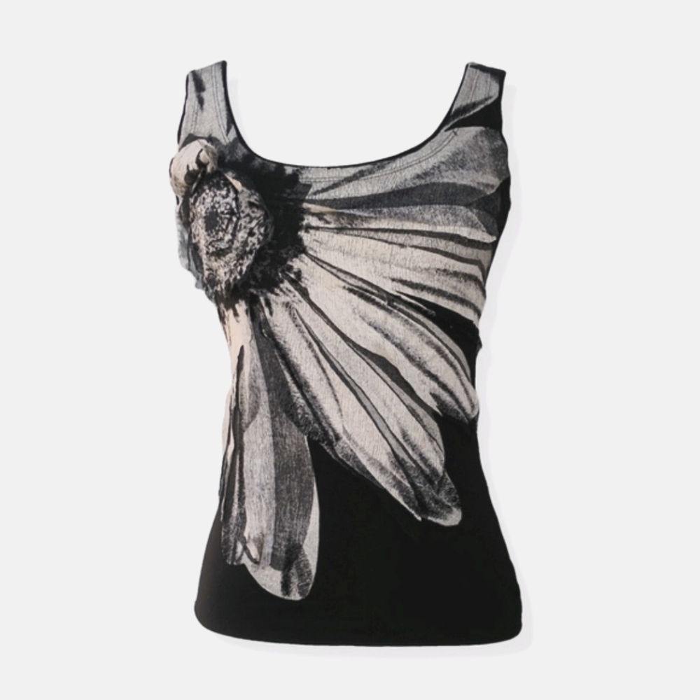 NWT ISABEL DE PEDRO Sunflower 3D Top